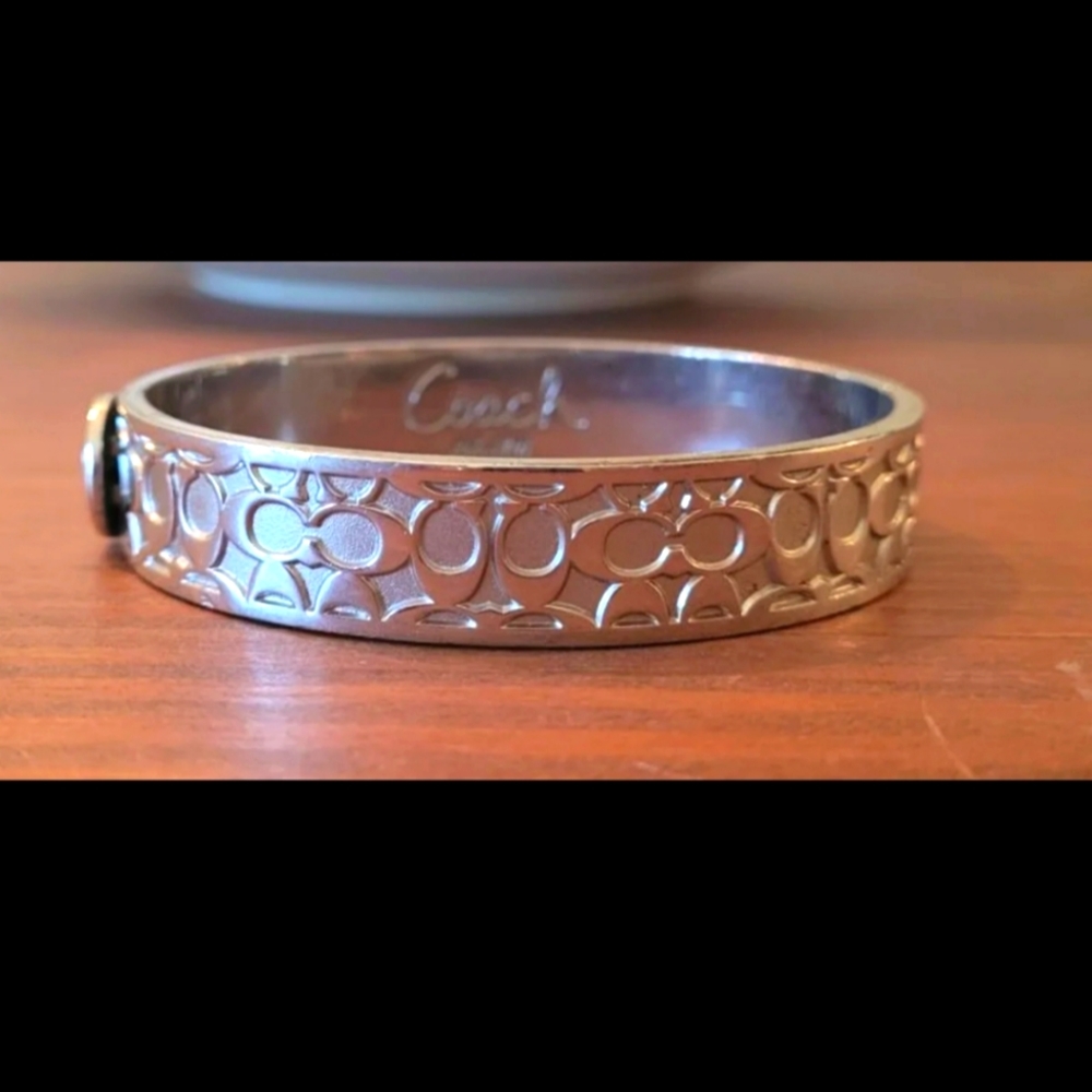 SOLD Coach Logo Bangle Bracelet